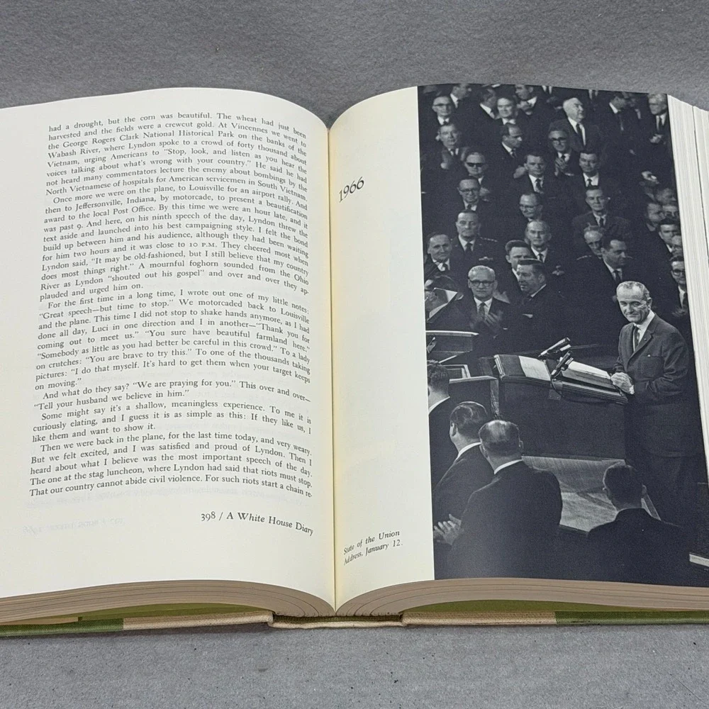 1970 First Edition A White House Diary Lady Bird Johnson HC DJ LBJ Austin TX